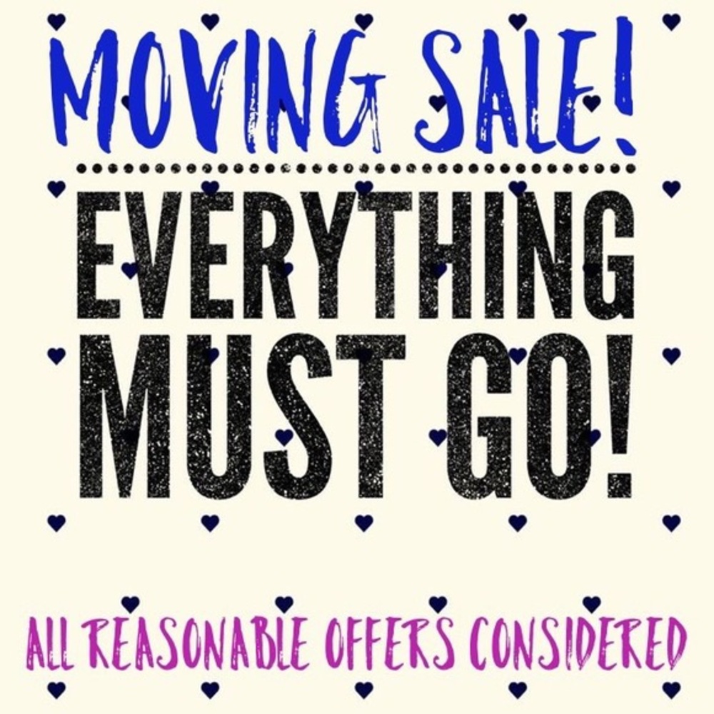 Moving sale!